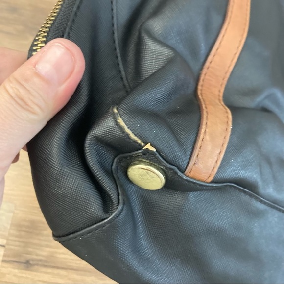 Fossil Ava PVC Leather Expandable Shopper Tote Bag - Picture 11 of 13